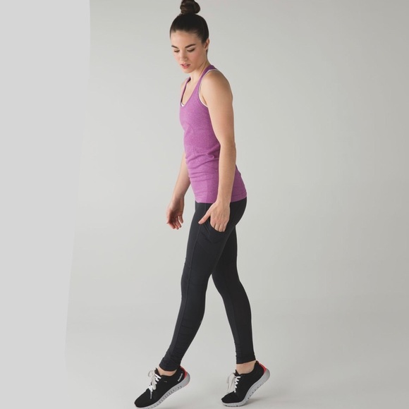 Lululemon ‘Swiftly Tech Racerback’ in Heathered Regal Plum - Picture 4 of 9